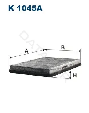 Фильтр салонный FILTRON K1045A