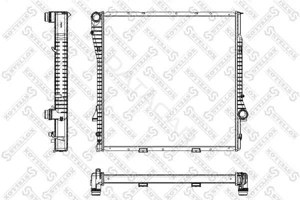 Радиатор охлаждения STELLOX 10-25166-SX