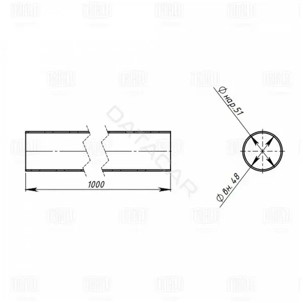 Глушитель выхлопных газов TRIALLI EMC0151