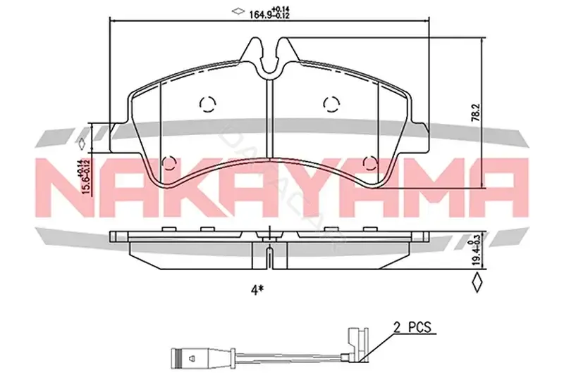 Тормозные колодки NAKAYAMA HP8472NY