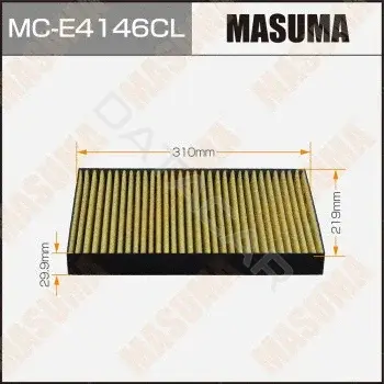 Фильтр салонный MASUMA MC-E4146CL