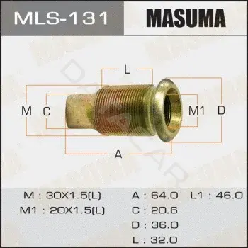 Гайка колеса MASUMA MLS-131