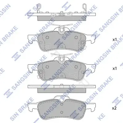 Тормозные колодки Hi-Q SP4133