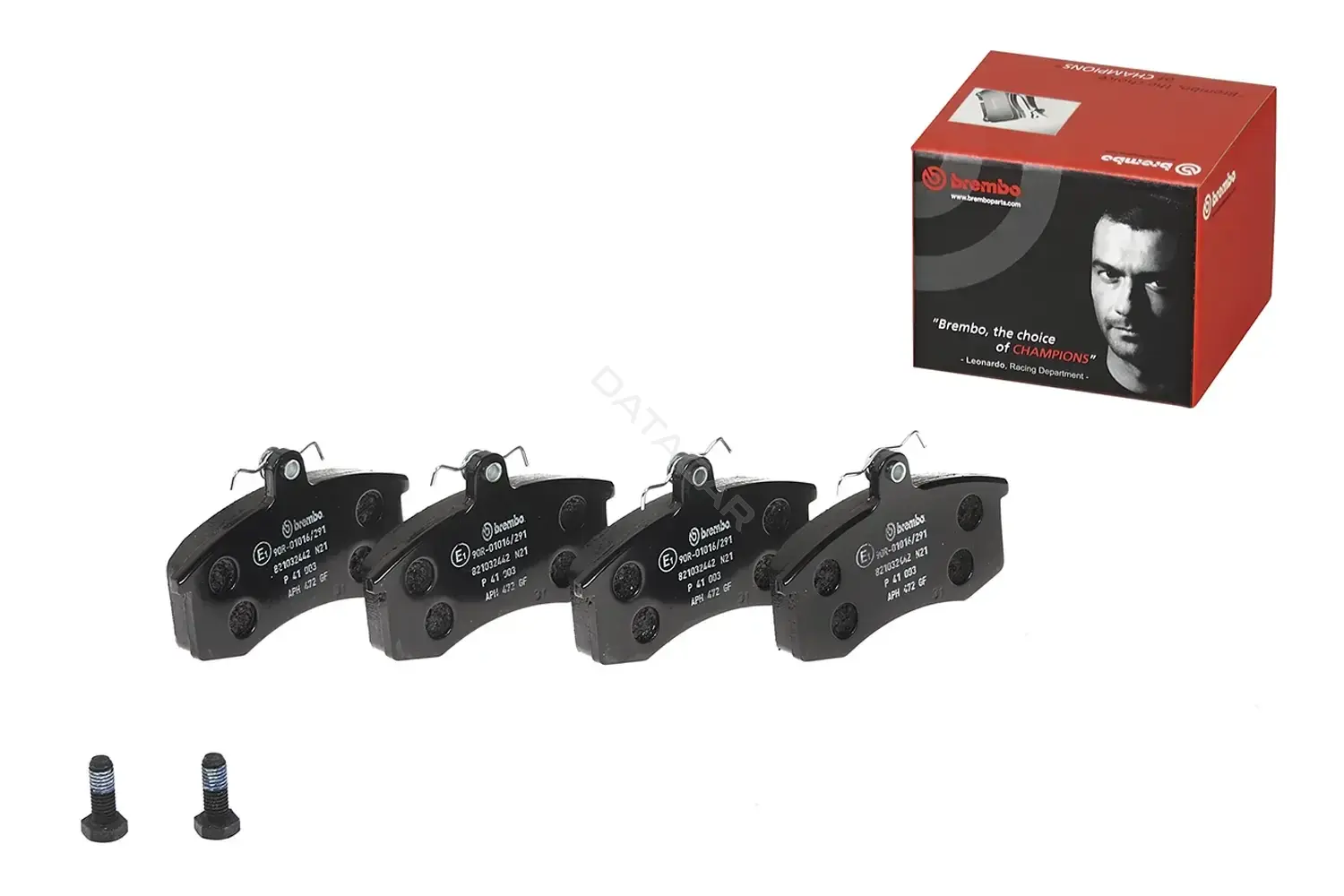 Тормозные колодки BREMBO P41003