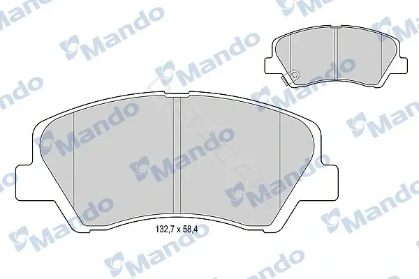 Тормозные колодки MANDO MBF015271