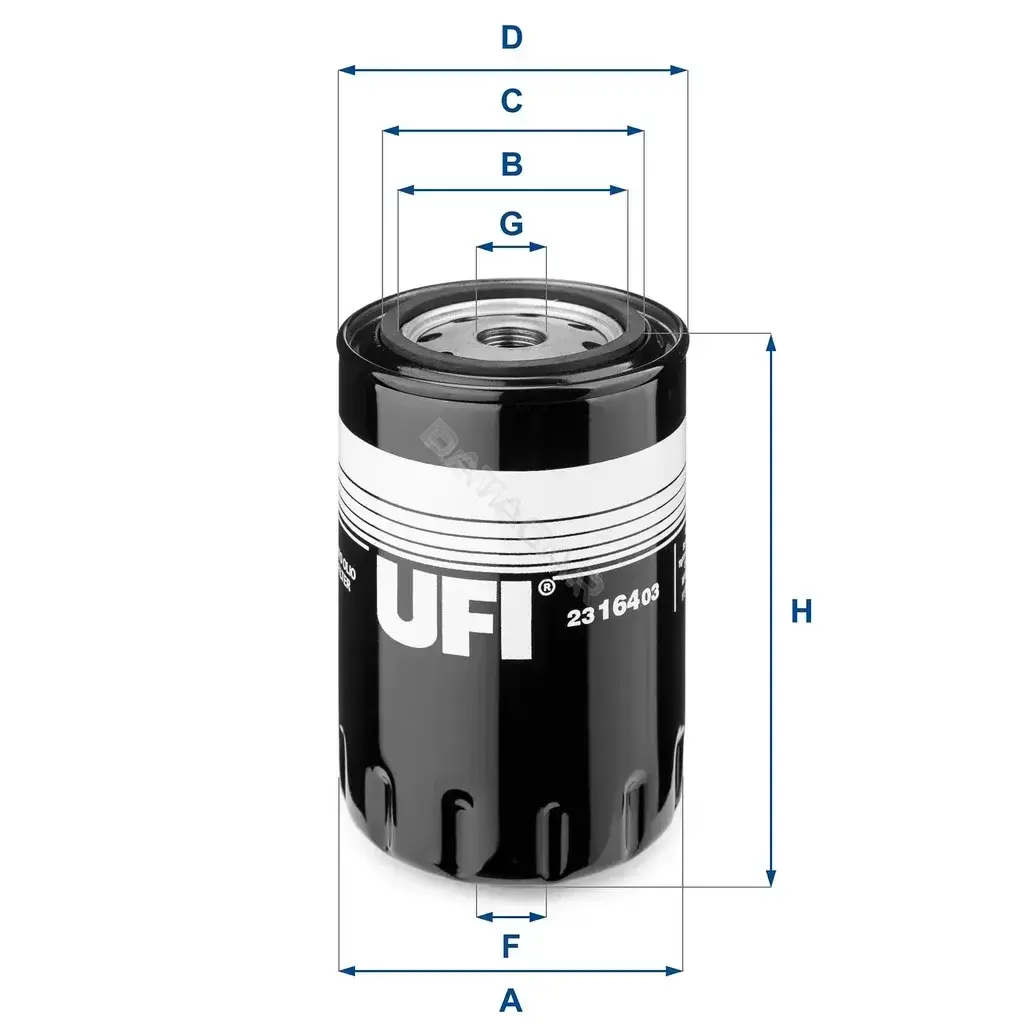 Масляный фильтр UFI 23.164.03