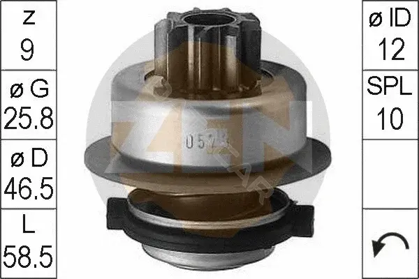 Бендикс стартера ERA ZN0579
