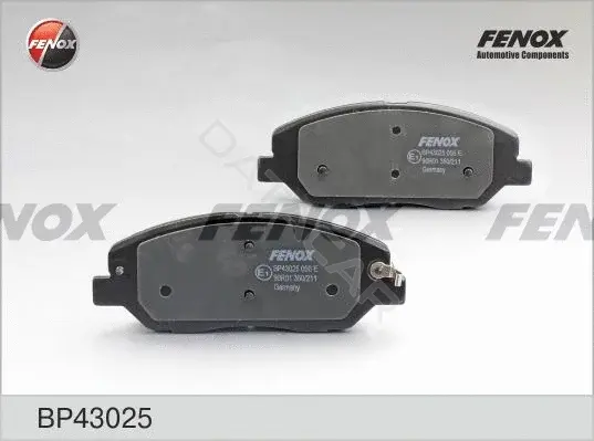 Тормозные колодки FENOX BP43025