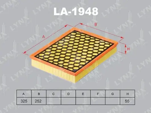 Воздушный фильтр LYNXAUTO LA-1948