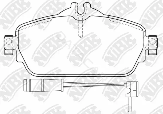 Тормозные колодки NiBK PN0576W