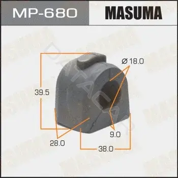 Втулки стабилизатора MASUMA MP-680