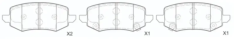 Тормозные колодки SB NAGAMOCHI BP80027