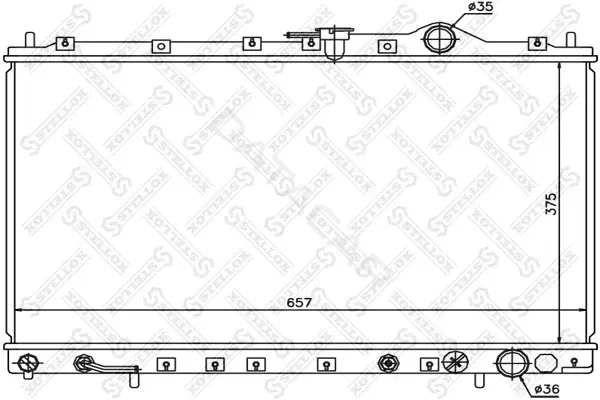 Радиатор охлаждения STELLOX 10-25965-SX