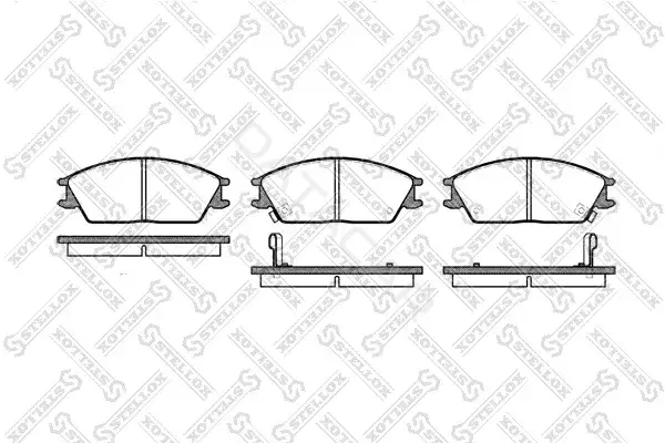 Тормозные колодки STELLOX 235002-SX
