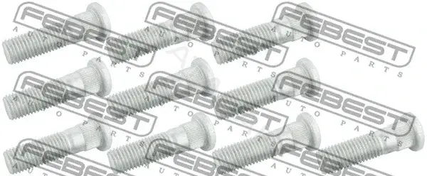 Болт колесный FEBEST 0584-001-PCS10