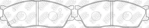 Тормозные колодки NiBK PN0445