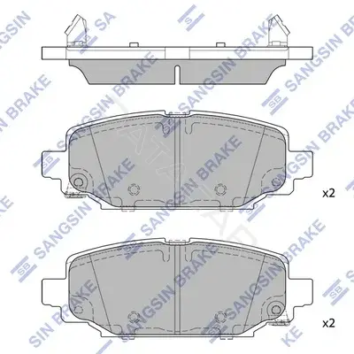 Тормозные колодки Hi-Q SP4354