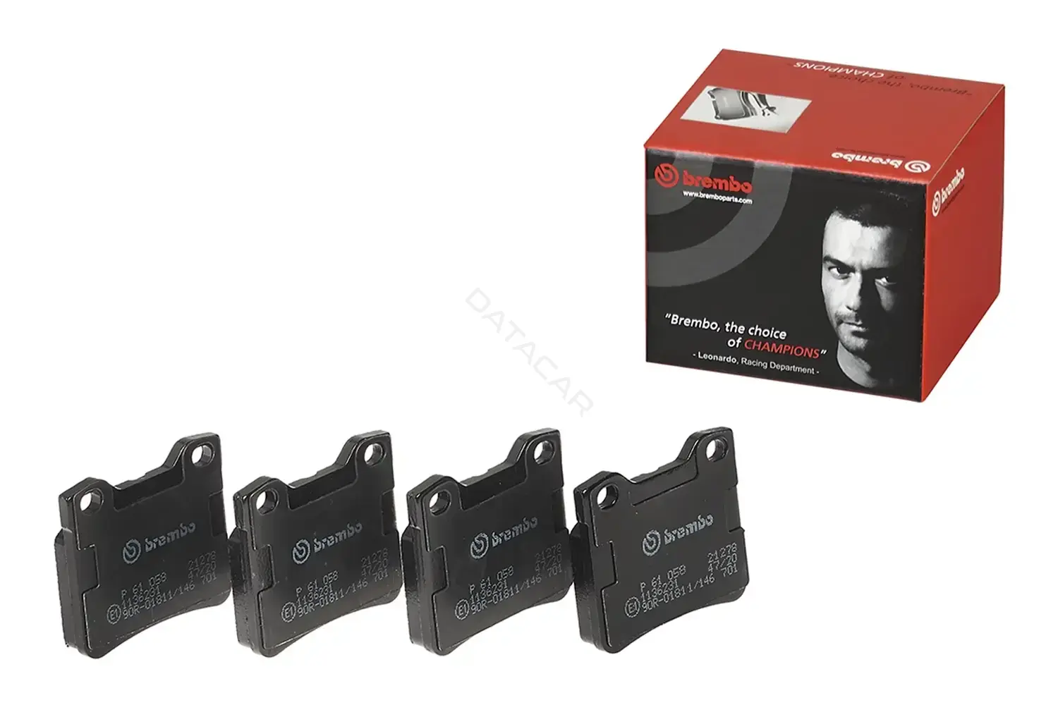 Тормозные колодки BREMBO P61058
