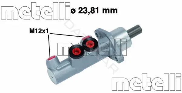 Главный тормозной цилиндр METELLI 05-0687