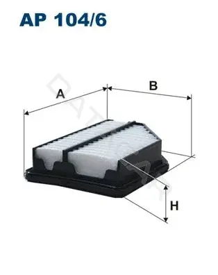 Воздушный фильтр FILTRON AP104/6