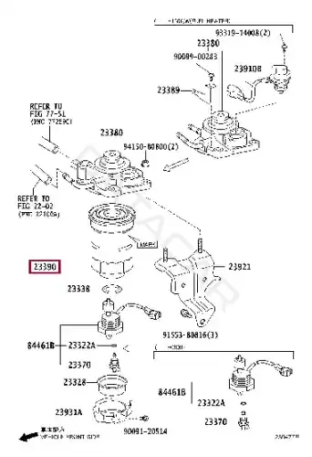 Топливный фильтр TOYOTA 2339036760