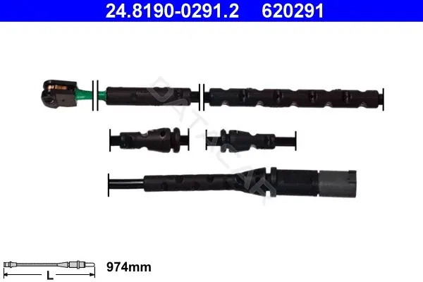 Датчик износа тормозных колодок ATE 24.8190-0291.2