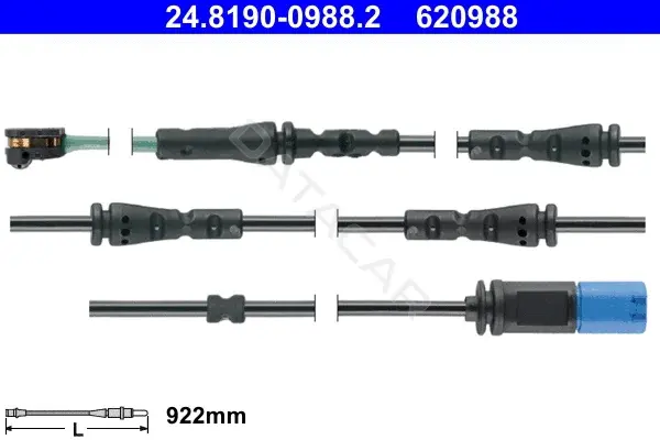 Датчик износа тормозных колодок ATE 24.8190-0988.2