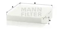 Фильтр салонный MANN CU2351