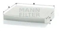 Фильтр салонный MANN CU2362