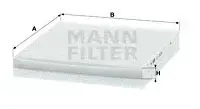 Фильтр салонный MANN CU2435