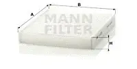 Фильтр салонный MANN CU2533-2
