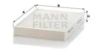 Фильтр салонный MANN CU2736-2