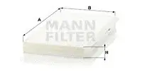 Фильтр салонный MANN CU3139
