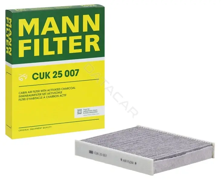 Фильтр салонный MANN CUK25007