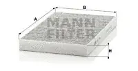 Фильтр салонный MANN CUK3192