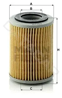 Масляный фильтр MANN H716/1x