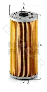 Масляный фильтр MANN H829/1x