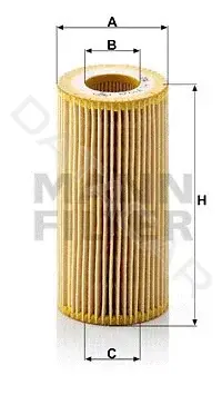 Масляный фильтр MANN HU719/8y