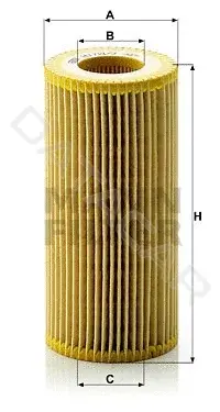 Масляный фильтр MANN HU721/3x