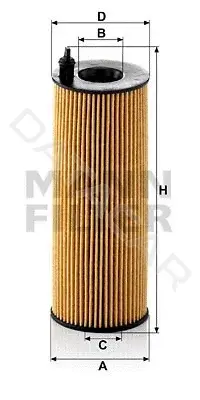 Масляный фильтр MANN HU721/5x