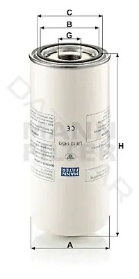 Фильтр воздушный компрессора MANN LB13145/3
