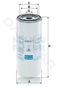 Фильтр воздушный компрессора MANN LB962/6
