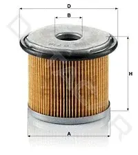 Топливный фильтр MANN P716