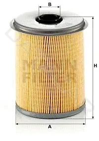 Топливный фильтр MANN P735x