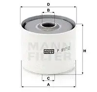 Топливный фильтр MANN P917/2x