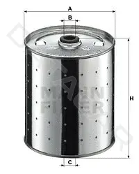 Масляный фильтр MANN PF1155k