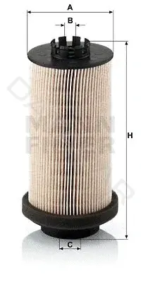 Топливный фильтр MANN PU999/1x