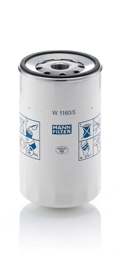Масляный фильтр MANN W1160/5