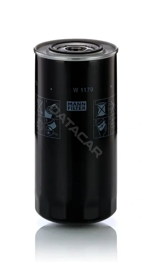 Масляный фильтр MANN W1170