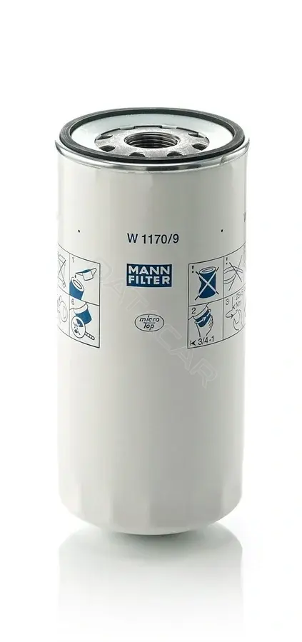 Масляный фильтр MANN W1170/9